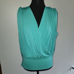 NWT Chic Turquoise Women's Blouse